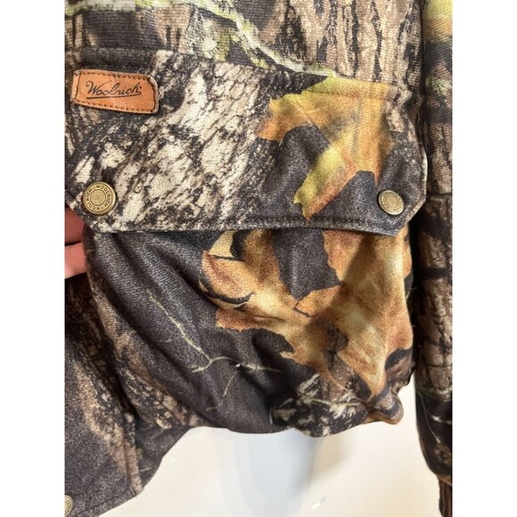 Vintage Woolrich Hunting Camo Jacket XL Realtree Hardwoods 80s Outdoors - Picture 3 of 13
